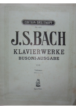 Klavierwerke Busoni-Ausgabe
