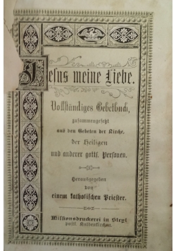 Jesus meine Liebe, 1890 r.