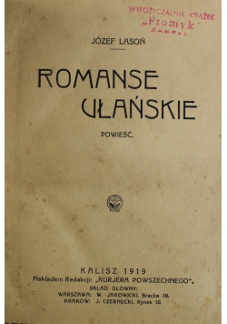 Romanse Ułańskie 1919 r