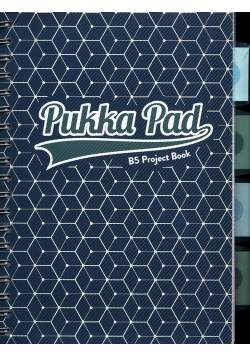 Pukka Pad Project Book Glee B5 niebieski w kratkę