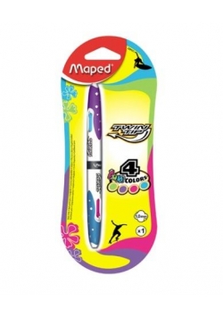 Długopis dwustronny Twin Tip 4 kolory fancy MAPED