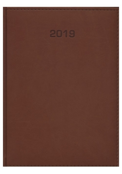 Kalendarz 2019 B5 tygodniowy Vivella jasny brąz