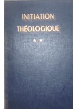 Initation theologique