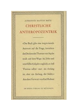 Christliche anthropozentrik