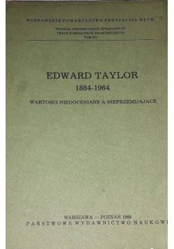 Edward Taylor 1884-1964