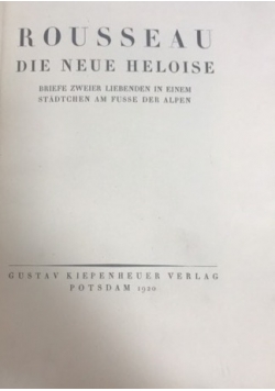 Die Neue Heloise 1920 r.