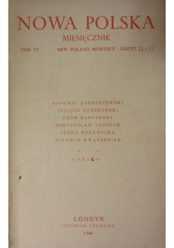 Nowa Polska, Tom VI, 1946r.