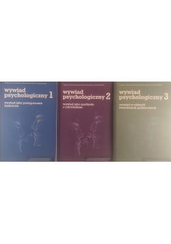 Wywiad psychologiczny,zestaw trzech tomów