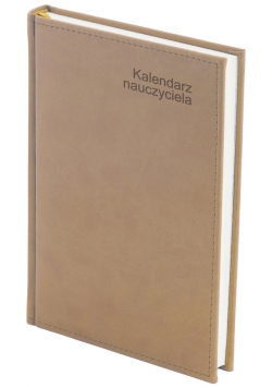 Kalendarz nauczyciela 2018/19 A5 tyg Vivella BEŻ