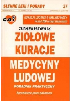 Ziołowe kuracje medycyny ludowej