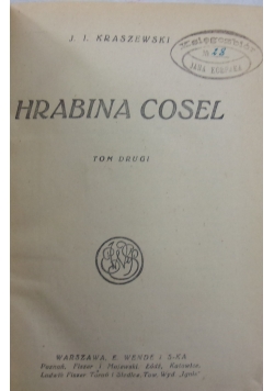Hrabina Cosel, 1925 r.