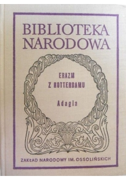 Erazm z Rotterdamu Adagia