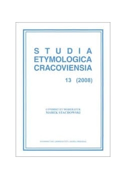 Studia etymologica cracoviensia 13