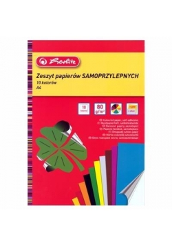 Zeszyt papierów samoprzyl. kolor A4/10K (10szt)