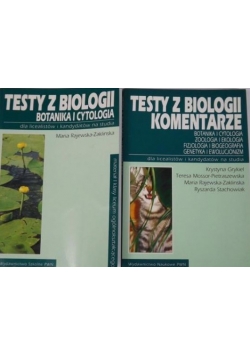 Testy z Biologii komentarze / Botanika i Cytologia