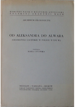Od Aleksandra do Alwara