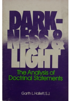 The Analysis of Doctrinal Statements