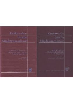 Krakowskie Studia Międzynarodowe, zestaw 2 książek