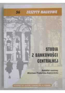 Studia z bankowości centralnej