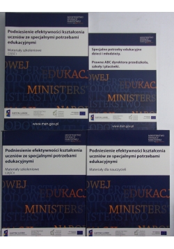 Podniesienie efektywności kształcenia uczniów ze specjalnymi potrzebami edukacyjnymi ,Cz.I-III+Prawne ABC dyrektora przedszkola