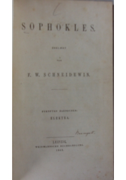 Sophokles, 1853 r.