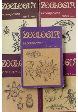 Zoologia bezkręgowce tom 1 do 5