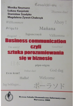 Business communication czyli sztuka porozumiewania się w biznesie