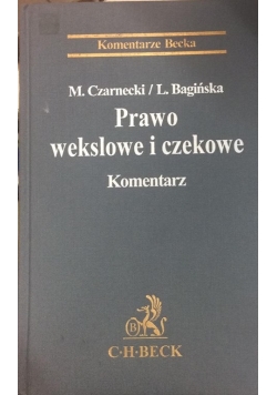 Prawo wekslowe i czekowe