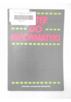 Niedzielska Elżbieta (red.)  - Wstęp do informatyki