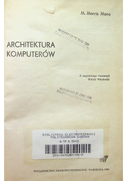 Architektura komputerów