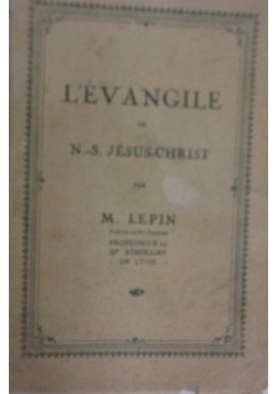 Levangile de N.S. Jesus  Christ, 1931r