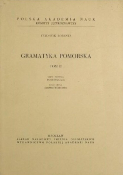 Gramatyka Pomorska Tom II