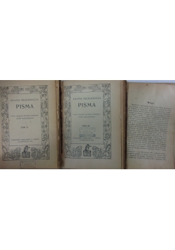 Pisma, tom II-IV, 1911r.