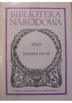 Horacy dwadzieścia dwie ody