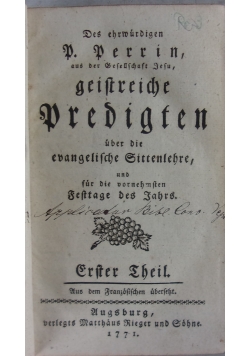 Des ehrmbudigen 1771 r.