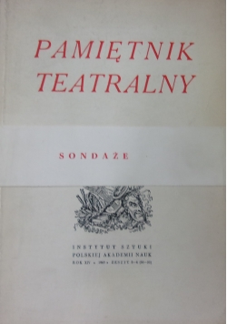 Pamiętnik teatralny, Zeszyt 3-4 (55-56)
