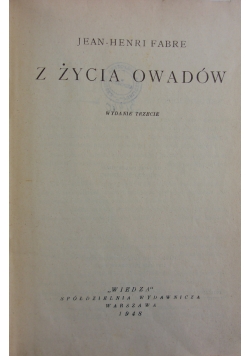 Z życia owadów ,1948r.