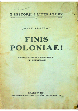 Finis Poloniae 1921r