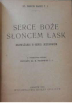 Serce Boże Słońcem łask, 1924r.
