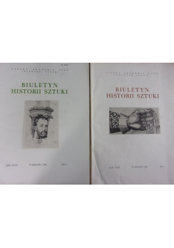 Biuletyn Historii Sztuki, numer 1 i 2