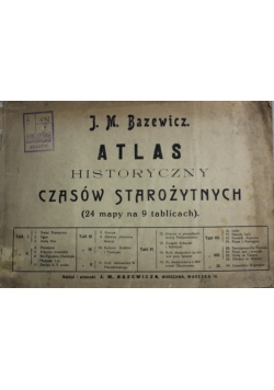 Atlas historyczny czasów starożytnych ok 1917 r.