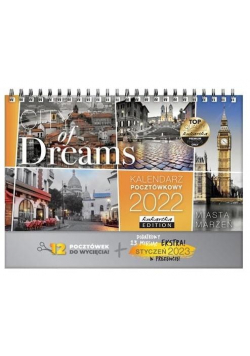 Kalendarz 2022 pocztówkowy City of Dreams
