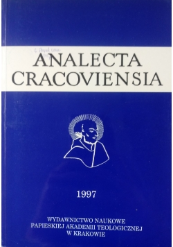 Analecta Cracoviensia XXIX