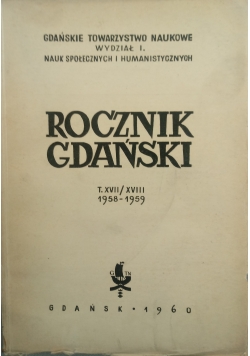 Rocznik Gdański, T. XVII / XVII