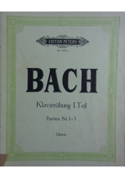 Klavierubung I.Teil, 1937r.