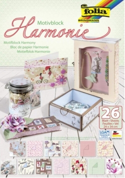 Blok z motywami Harmonia 24x34 cm 26 arkuszy