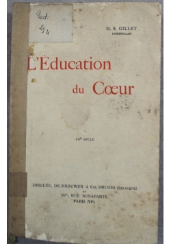 L Education du Coeur 1918 r.