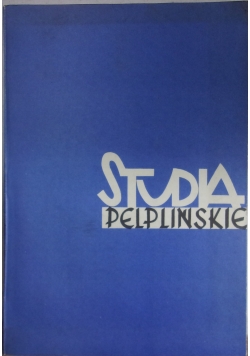 Studia Pelplińskie Tom XV