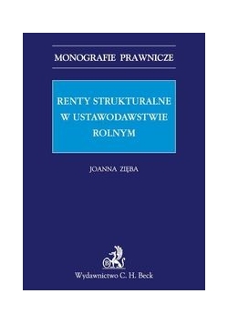Renty strukturalne w ustawodawstwie rolnym