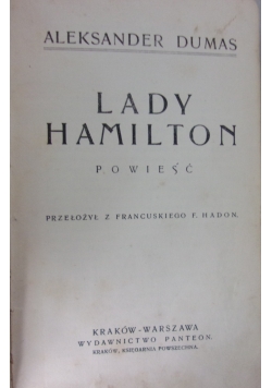 Lady Hamilton, ok 1921 r.